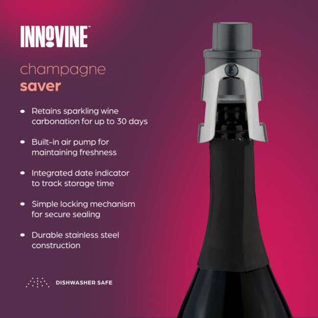 Innovine™ Champagne Saver in Graphite