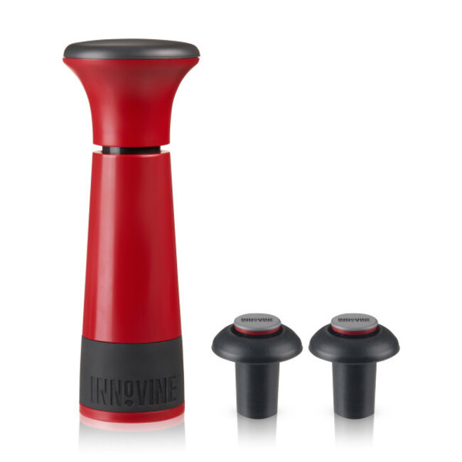 Innovine™ Vacuum Pump Wine Saver in Raspberry