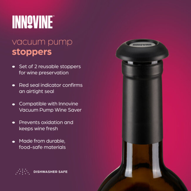 Innovine™ Vacuum Pump Stoppers (set of 2)
