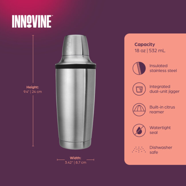 Innovine™ Double Walled Cocktail Shaker