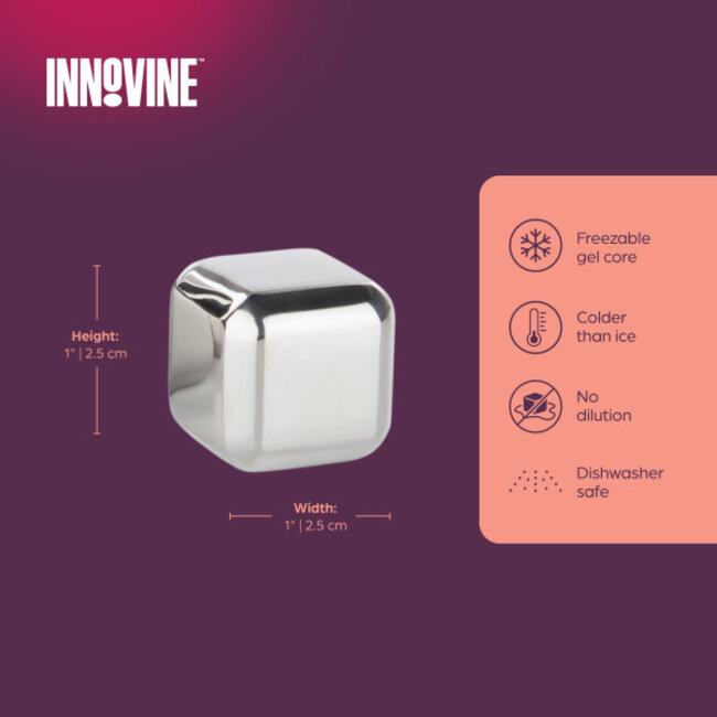 Innovine™ Stainless Steel Cooling Cubes