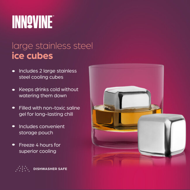 Innovine™ Large Stainless Steel Cooling Cubes