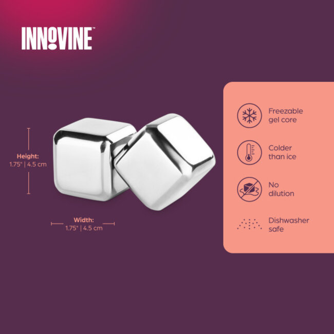 Innovine™ Large Stainless Steel Cooling Cubes