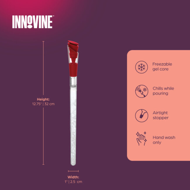 Innovine™ Wine Cooling Wand in Raspberry