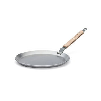 de Buyer de Buyer Pannenkoekenpan Mineral B met houten steel 24cm