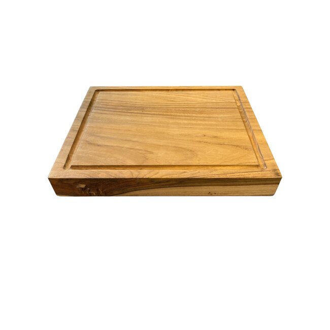BC Teakhouten snijplank 30x25x4cm