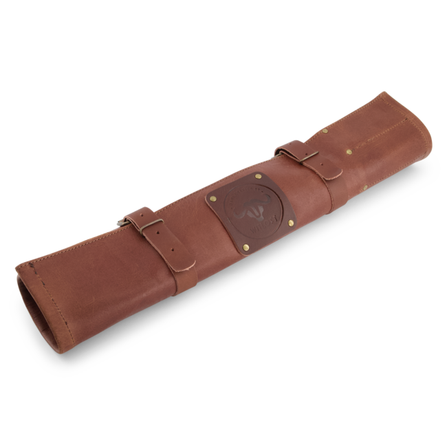 Witloft Buffalo knife roll 5-pocket - Cognac