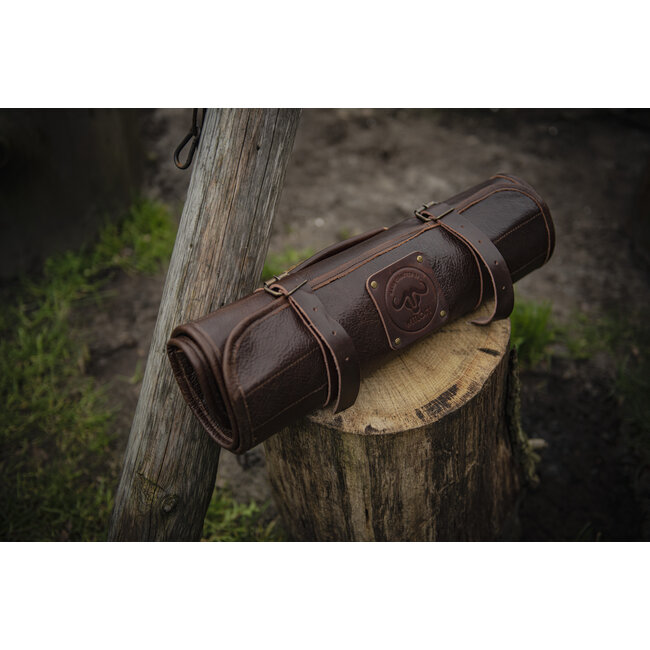 Witloft Buffalo knife roll 5-pocket - Chocolat