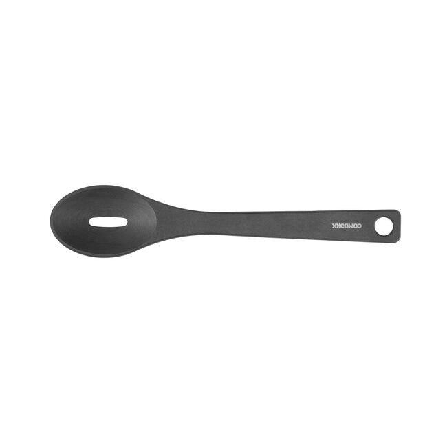 Utensil Hole Spoon Wood Fibre Black
