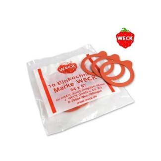 Weck WECK rubberring 54x67mm - set of 6