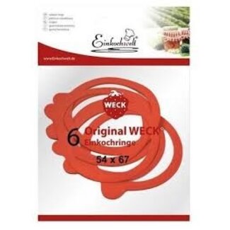 Weck WECK rubberring 94x108mm - set of 6