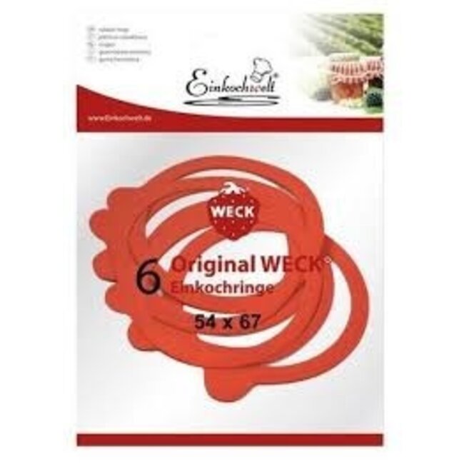 WECK rubberring 94x108mm - set of 6