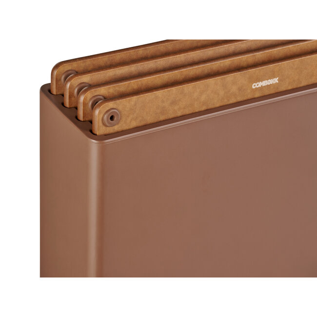 Combekk Cuttingboard Station 4pcs Brown/Brown