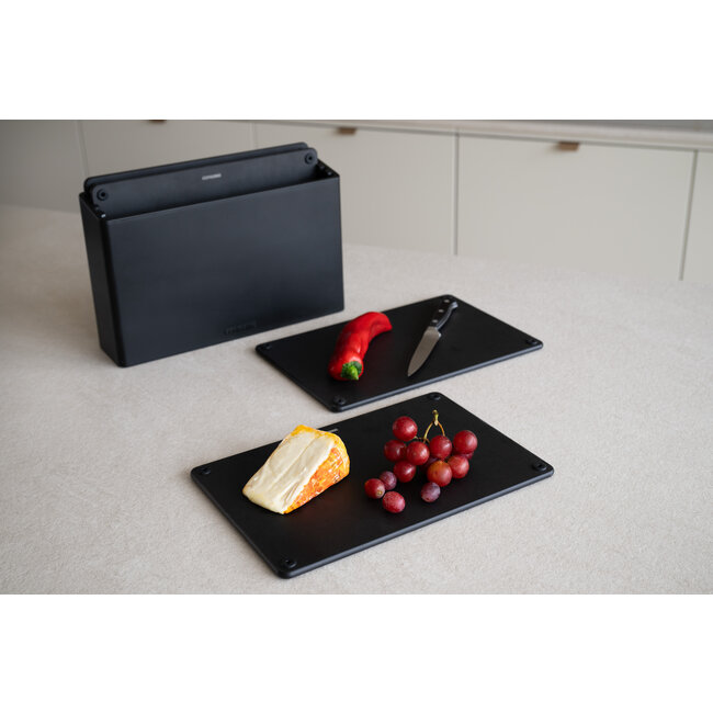 Combekk Cuttingboard Station 4pcs Black/Black