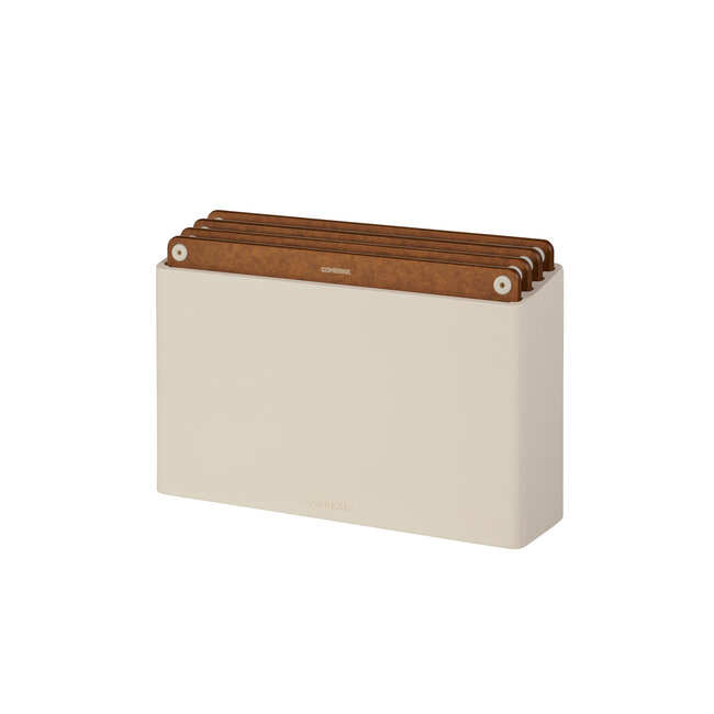 Combekk Cuttingboard Station 4pcs Sand/Brown