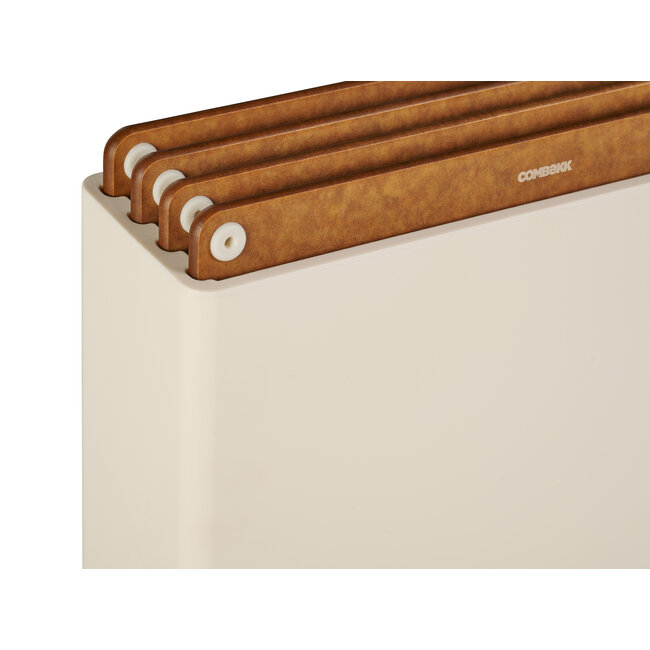 Combekk Cuttingboard Station 4pcs Sand/Brown