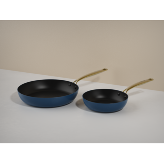 Combekk COMBEKK Fry Pan 2pcs set 20/28cm Ocean Blue- Element Expert