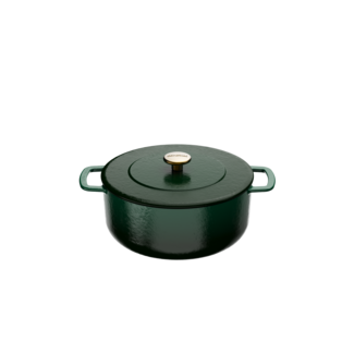 Combekk COMBEKK Dutch Oven 28cm Enameled Recyc Cast Iron Holly Green