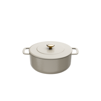 Combekk COMBEKK Dutch Oven 28cm Enameled Recycled Cast Iron Sand