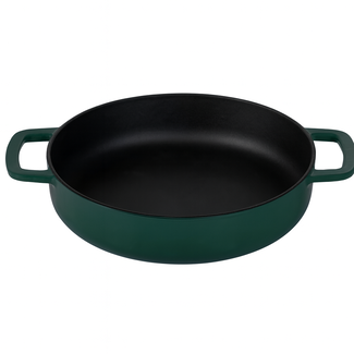 Combekk COMBEKK Skillet 28cm Enameled Recycled Cast Iron Holly Green