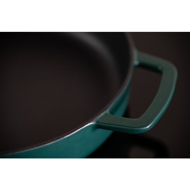 COMBEKK Skillet 24cm Enameled Recycled Cast Iron Holly Green