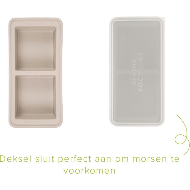 The Original Food Cube set of 2 (250&500ML) - Sand