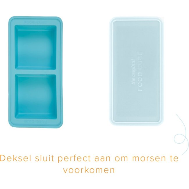 The Original Food Cube  Set of 2 (250 + 500ML) - Blue