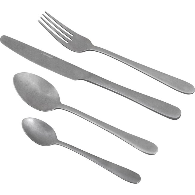 Combekk Bestekset - Gerecycled RVS - 24st - Stone Wash