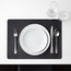 BC Placemat Kroko Zwart