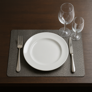 Basic Culinair BC Placemat Kroko Antraciet