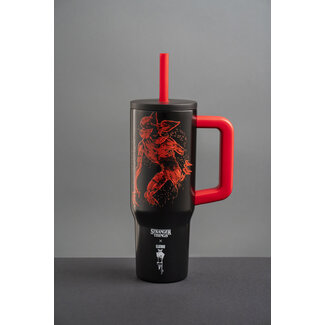 Bialetti Bialetti Stranger Things-  Tumbler with straw & handle 900ml