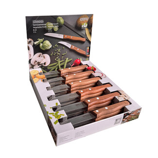 Gefu GEFU HUMMEKEN schilmesjes display - 2x9 stuks