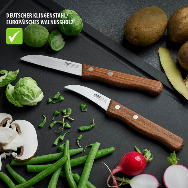 GEFU HUMMEKEN schilmesjes display - 2x9 stuks