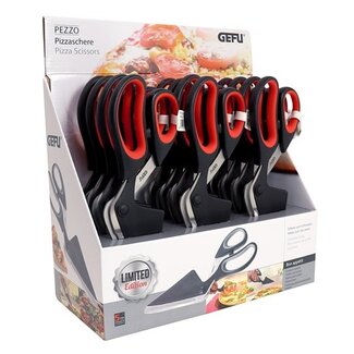Gefu GEFU Display Pizzasnijder PEZZO, 12 stuks