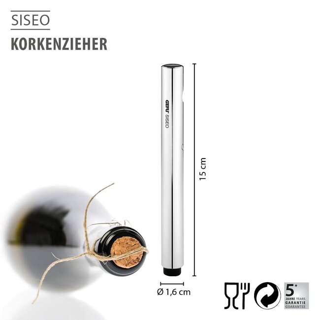 GEFU SISEO Kurkentrekker display - 16 stuks