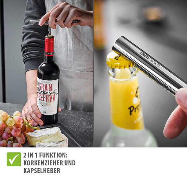 GEFU SISEO Kurkentrekker display - 16 stuks