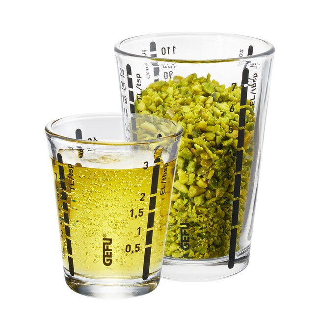 GEFU Display Mini Maatbeker MESSI, 2x9 stuks