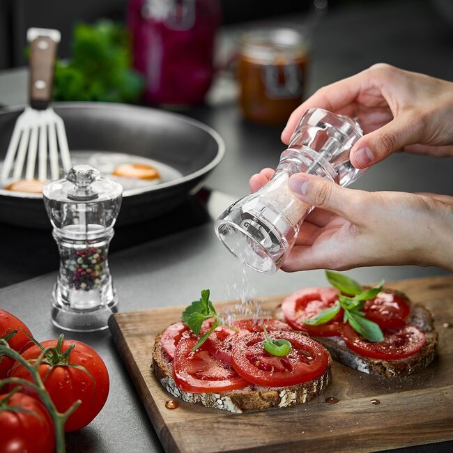 GEFU ACRILIO Peper/zoutmolen display - 12 stuks