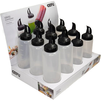 Gefu GEFU FLEXI-FILL doseerflessen display - 12 stuks