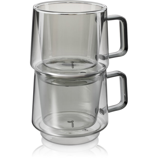 GEFU Dubbelwandig glas CALORA, 200 ml, 2st.