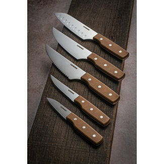 Combekk COMBEKK Knive-set 5pcs Brown