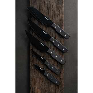 Combekk COMBEKK Knive-set 5pcs Black