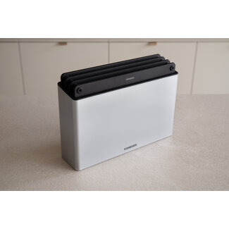 Combekk COMBEKK Cuttingboard Station 4 pcs Steel/ Black