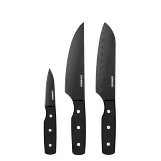 Combekk COMBEKK Knive-set 3pcs Black