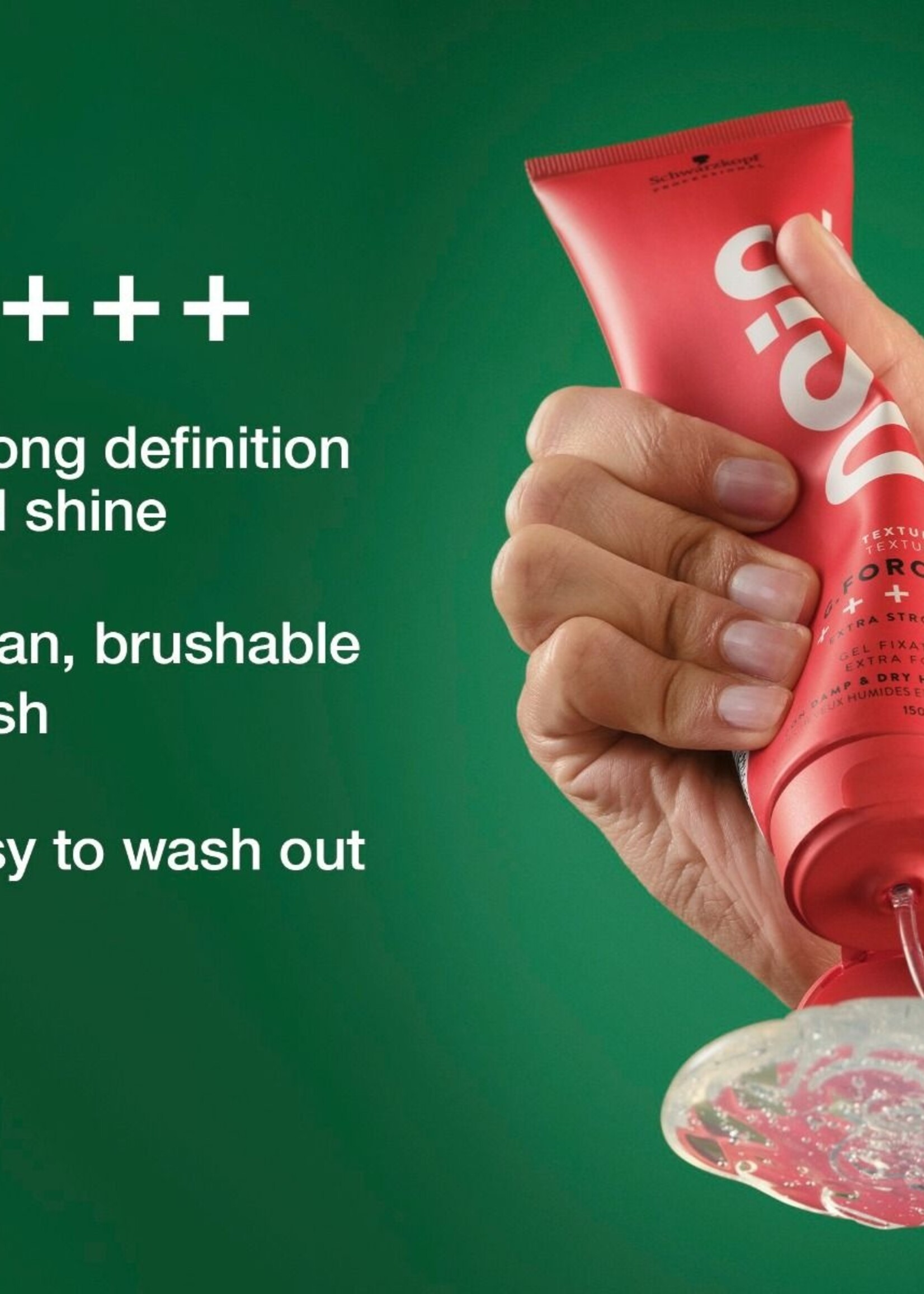 Schwarzkopf Professional Schwarzkopf OSiS+ Texture G. Force Extra Strong Gel - 150ml