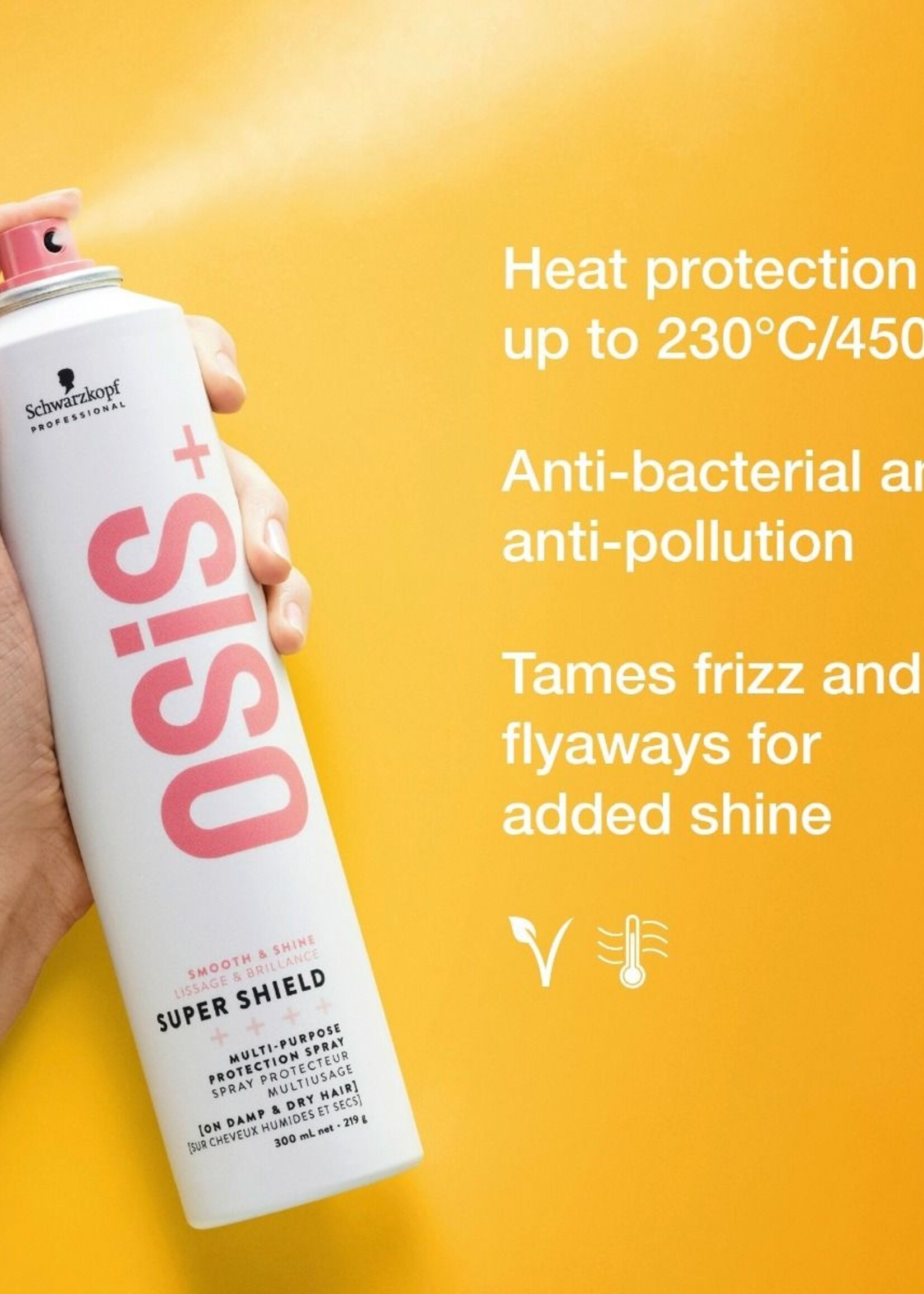 Schwarzkopf Professional Schwarzkopf OSiS+ Smooth & Shine Super Shield Protection Spray - 300ml