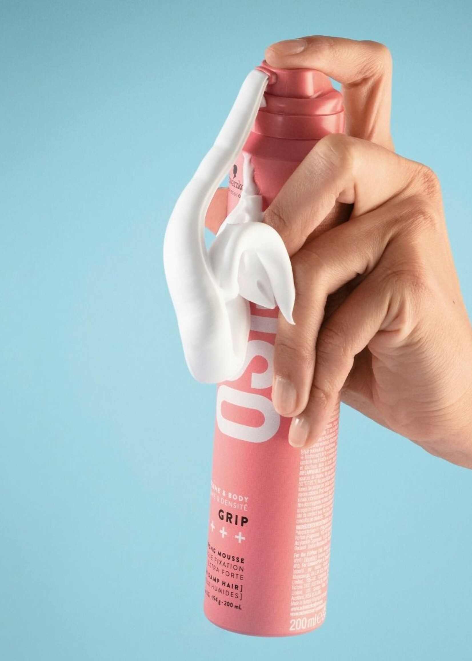 Schwarzkopf Professional Schwarzkopf OSiS+ Volume & Body Grip Extra Strong Mousse - 200ml