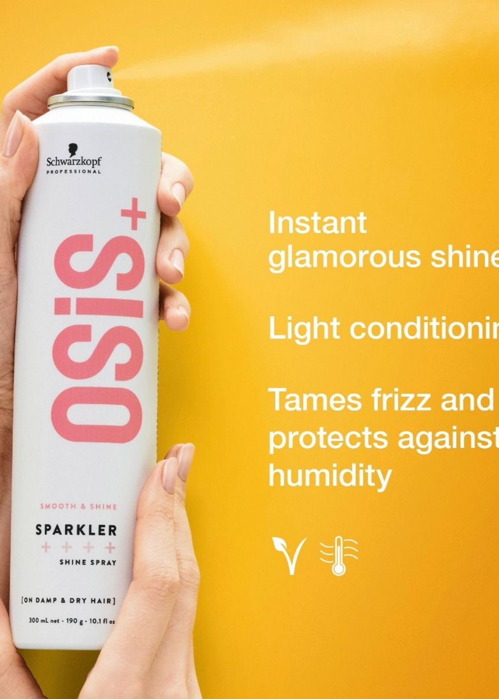 Schwarzkopf Professional Schwarzkopf OSiS+ Smooth & Shine Sparkler Shine Spray - 300ml