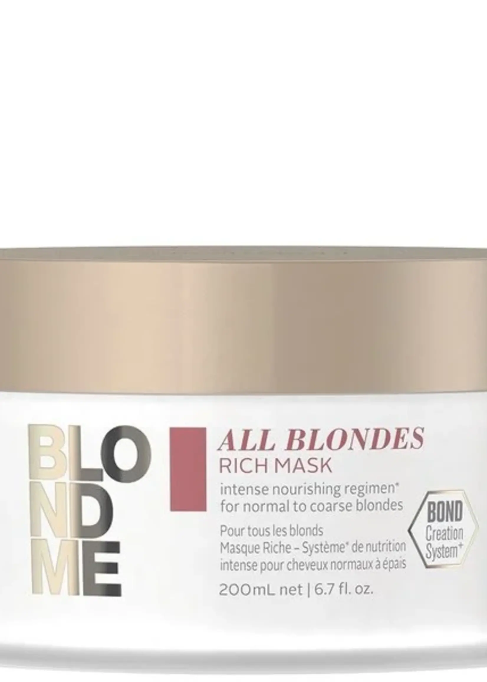 Schwarzkopf Professional Schwarzkopf Blond Me All Blondes Rich Mask