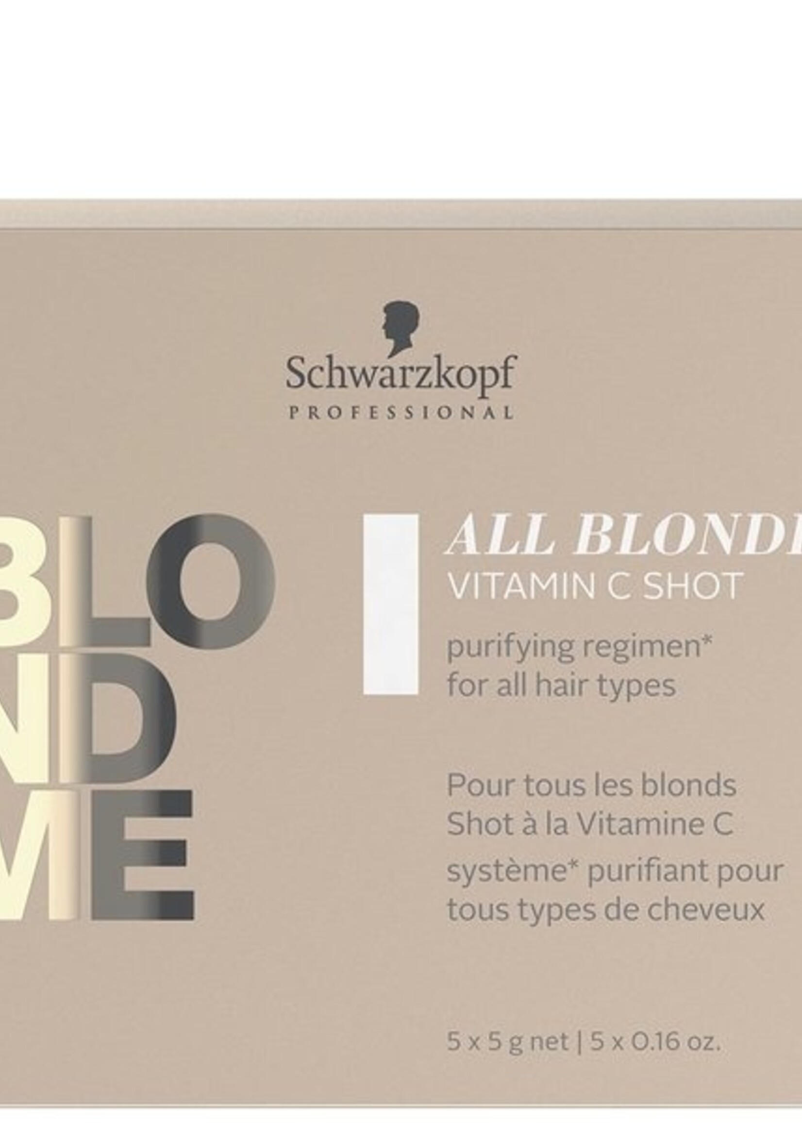 Schwarzkopf Professional Schwarzkopf Blond Me All Blondes Blond Me Vitamin C Shots - 5x5gr.